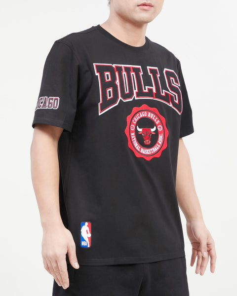 White New Era NBA Chicago Bulls Cut & Sew Oversized T-Shirt