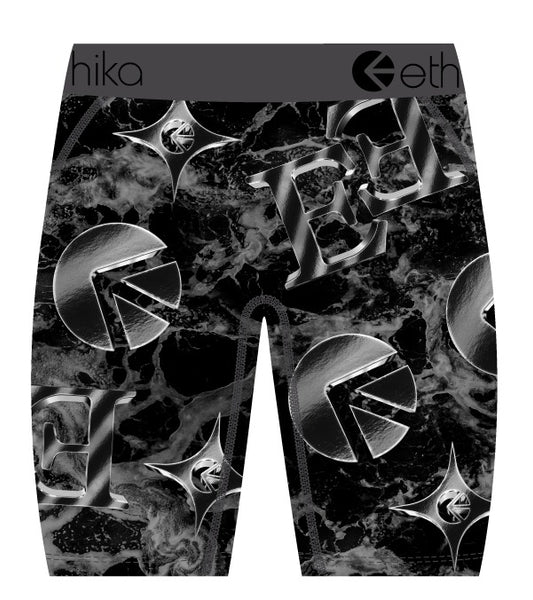 Ethika Men's Alternate Boxer Briefs - Modal Blend Black Solids, Button Fly Comfort Fit - View #12