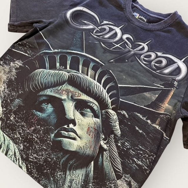 GOODENOUGH グッドイナフ×LIBERTY DRIP ART SHIRT GOODENOUGH グッドイナフ×LIBERTY DRIP ART SHIRT GOODENOUGH