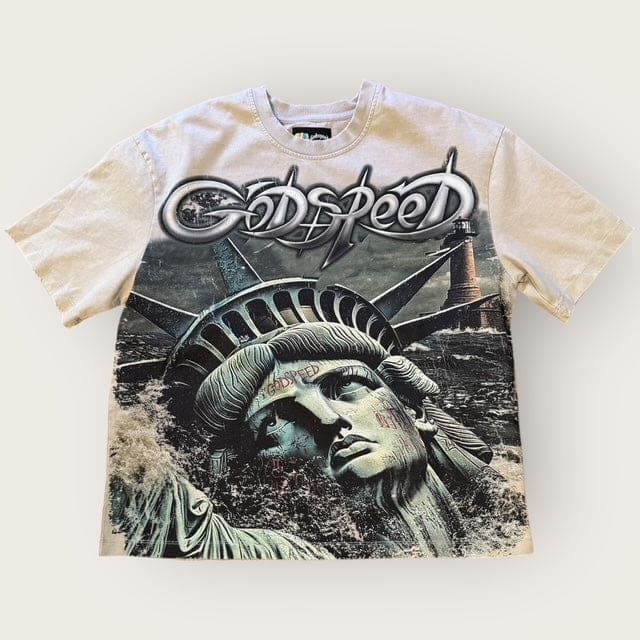GOODENOUGH グッドイナフ×LIBERTY DRIP ART SHIRT GOODENOUGH グッドイナフ×LIBERTY DRIP ART SHIRT GOODENOUGH