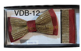 Endless Knot Men's Studded Bow Tie & Hanky