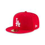 New Era Hat - Los Angeles Dodgers - Red / White