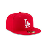 New Era Hat - Los Angeles Dodgers - Red / White