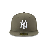 New Era Hat - New York Yankees - Olive / White