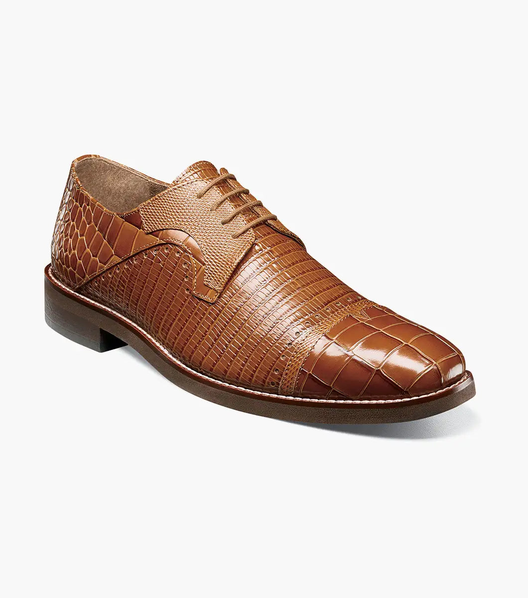 Stacy Adams Esposito Cap Toe Oxford Men's Shoes Tan : 9 W Stacy Adams Esposito Cap Toe Oxford Men's Shoes Tan : 9 W
