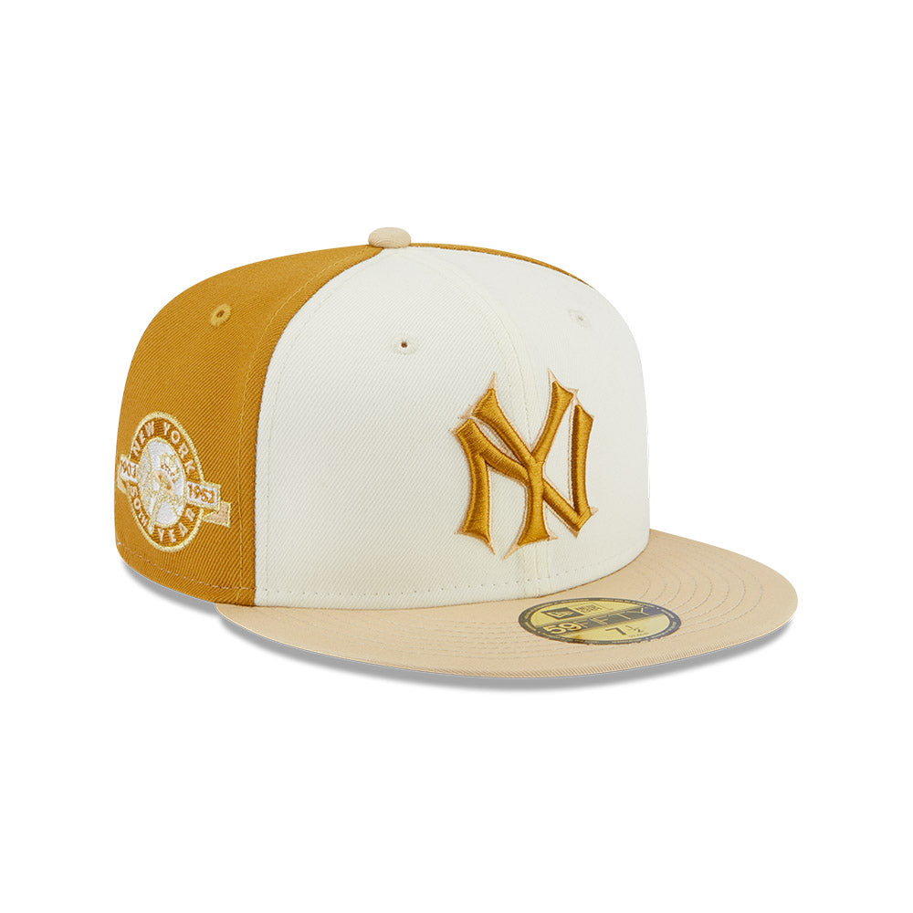 New York Baseball Hat Black Shea Stadium Anniversary New Era 59FIFTY Fitted Black / Royal | Snow White | Orangeade / 7