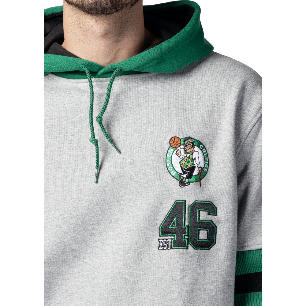 Mitchell & Ness Men's Boston Celtics Black Cut Up Hoodie, XL