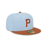 New Era Hat - Pittsburgh Pirates - Sky Blue / Rust