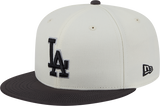 New Era Hat - Los Angeles Dodgers - Cream / Black