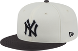 New Era Hat - New York Yankees - Cream / Black
