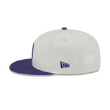 New Era Hat - Boston Red Sox - Cream / Purple
