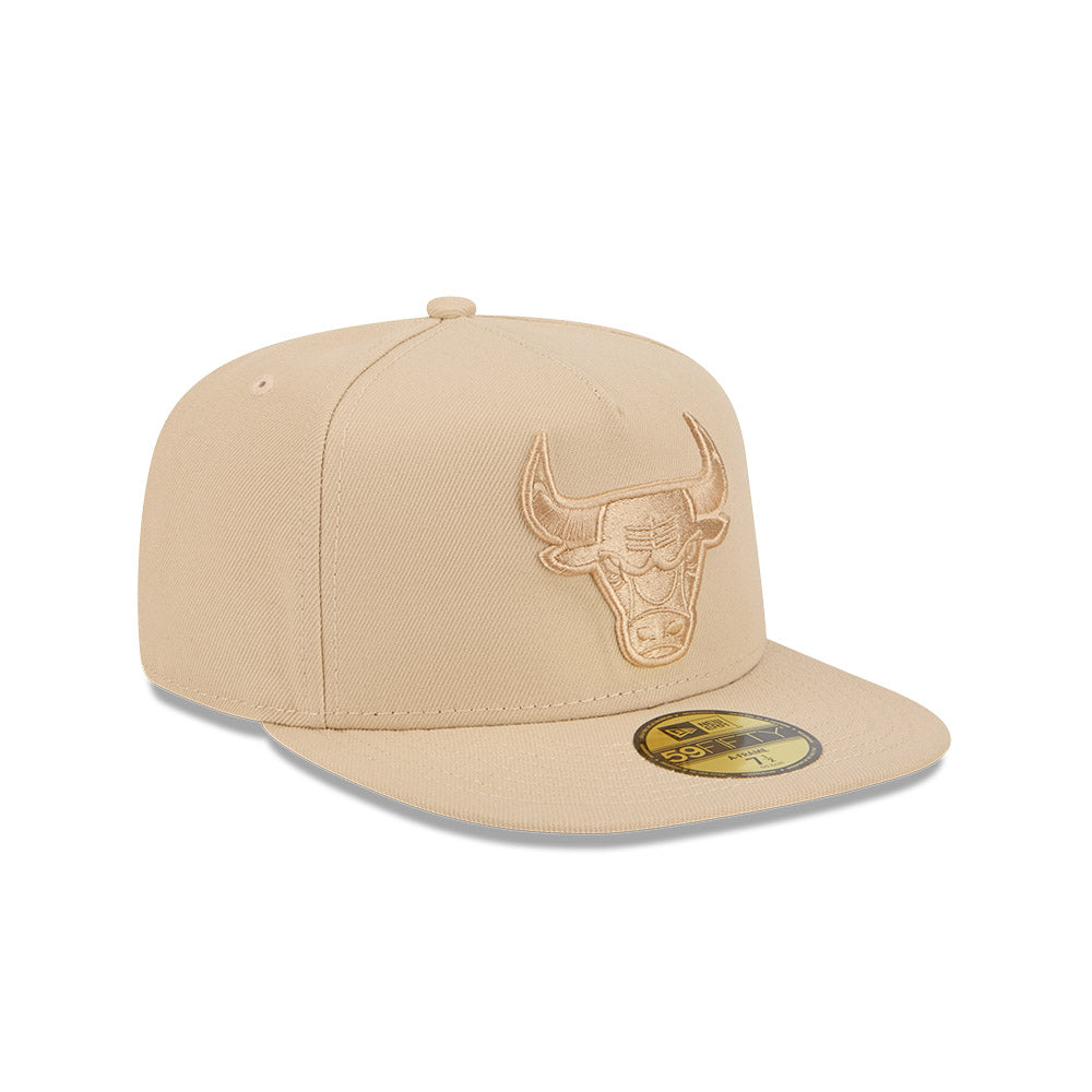 New Era Hat - Chicago Bulls - Khaki Color Pack