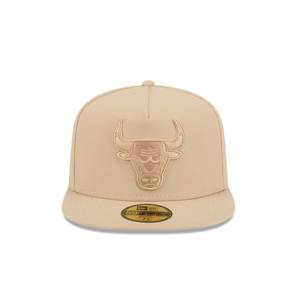 New Era Hat - Chicago Bulls - Khaki Color Pack