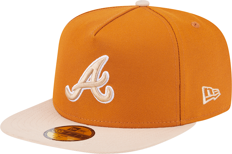 New Era Hat - Atlanta Braves - Rust / Khaki