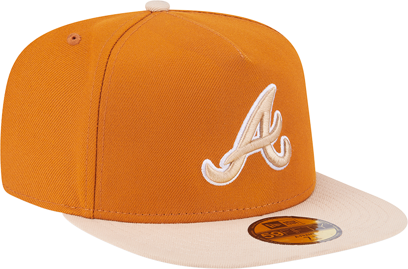 New Era Hat - Atlanta Braves - Rust / Khaki