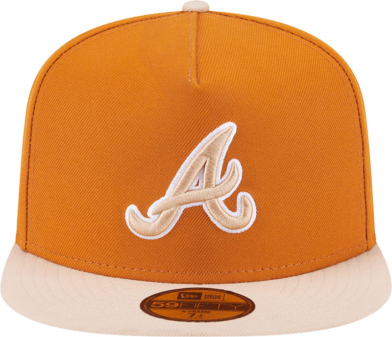 New Era Hat - Atlanta Braves - Rust / Khaki