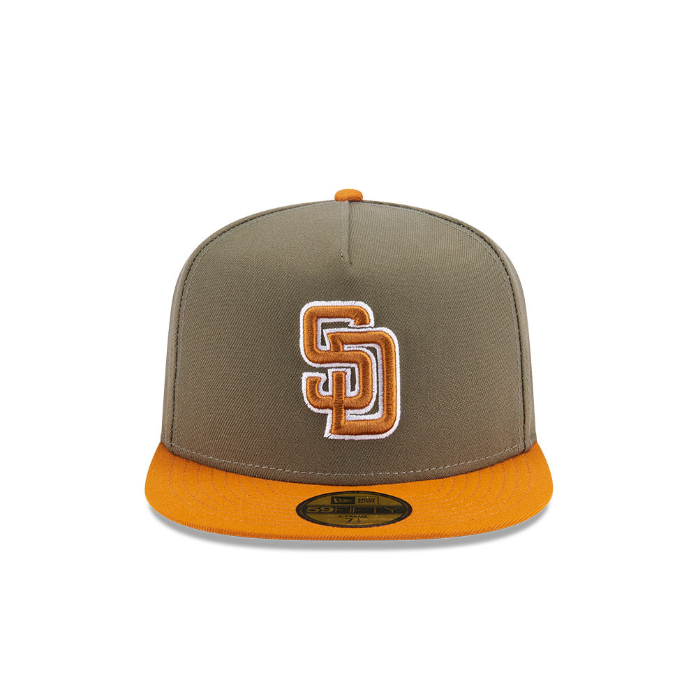 New Era Hat - San Diego Padres - Olive / Rust