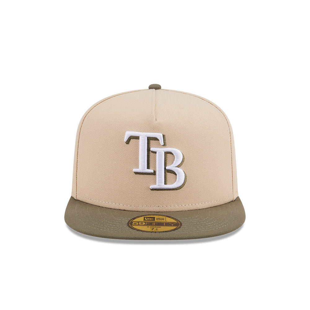 New Era Hat - Tampa Bay Rays - Khaki / Olive Green