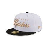 New Era Hat - Las Vegas Raiders - Scripted - White