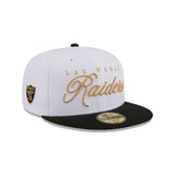 New Era Hat - Las Vegas Raiders - Scripted - White