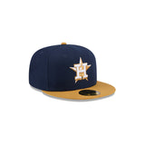 New Era Hat - Houston Astro's - Navy / Wheat