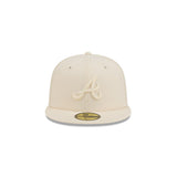 New Era Hat - Atlanta Braves - Tonal - Cream