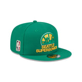 New Era Snapback Hat - Hardwood Classics - Seattle Supersonics
