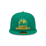 New Era Snapback Hat - Hardwood Classics - Seattle Supersonics