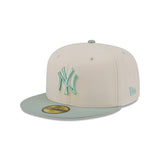 New Era Hat - New York Yankees - Cream / Sage