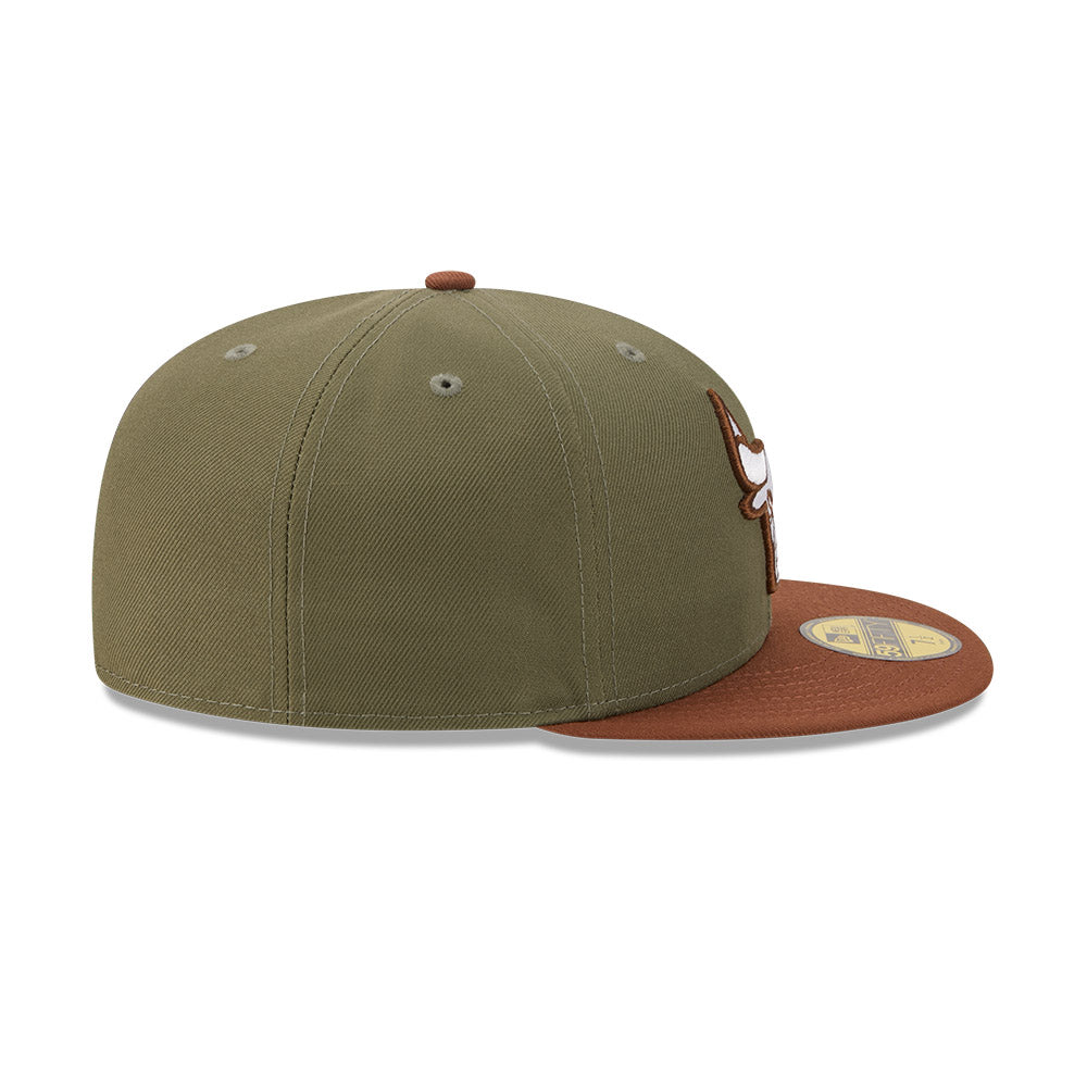New Era Hat - Chicago Bulls - Olive / Brown
