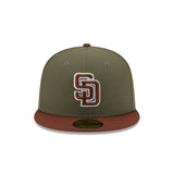 New Era Hat - San Diego Padres - Olive / Brown