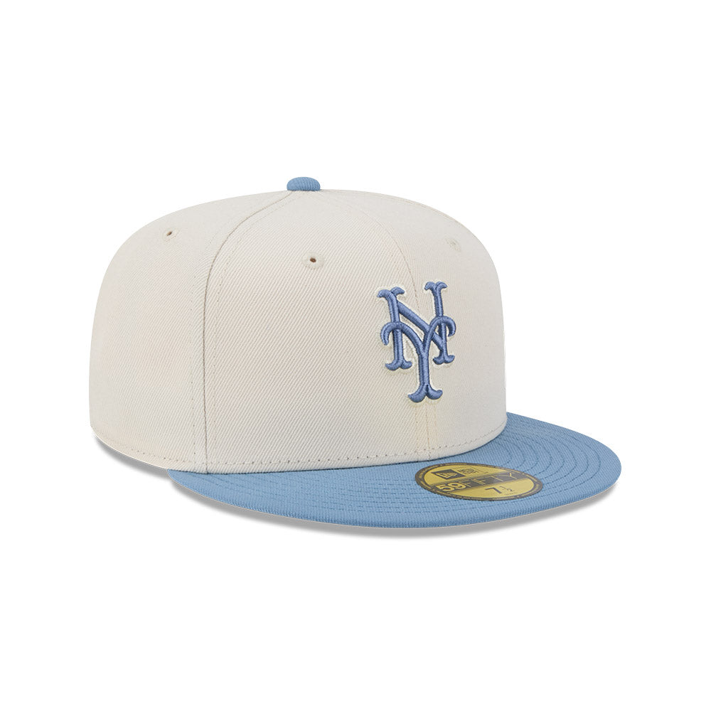 New Era Hat - New York Yankees - Cream / Pale Blue