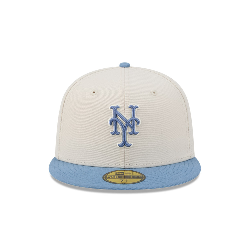 New Era Hat - New York Yankees - Cream / Pale Blue