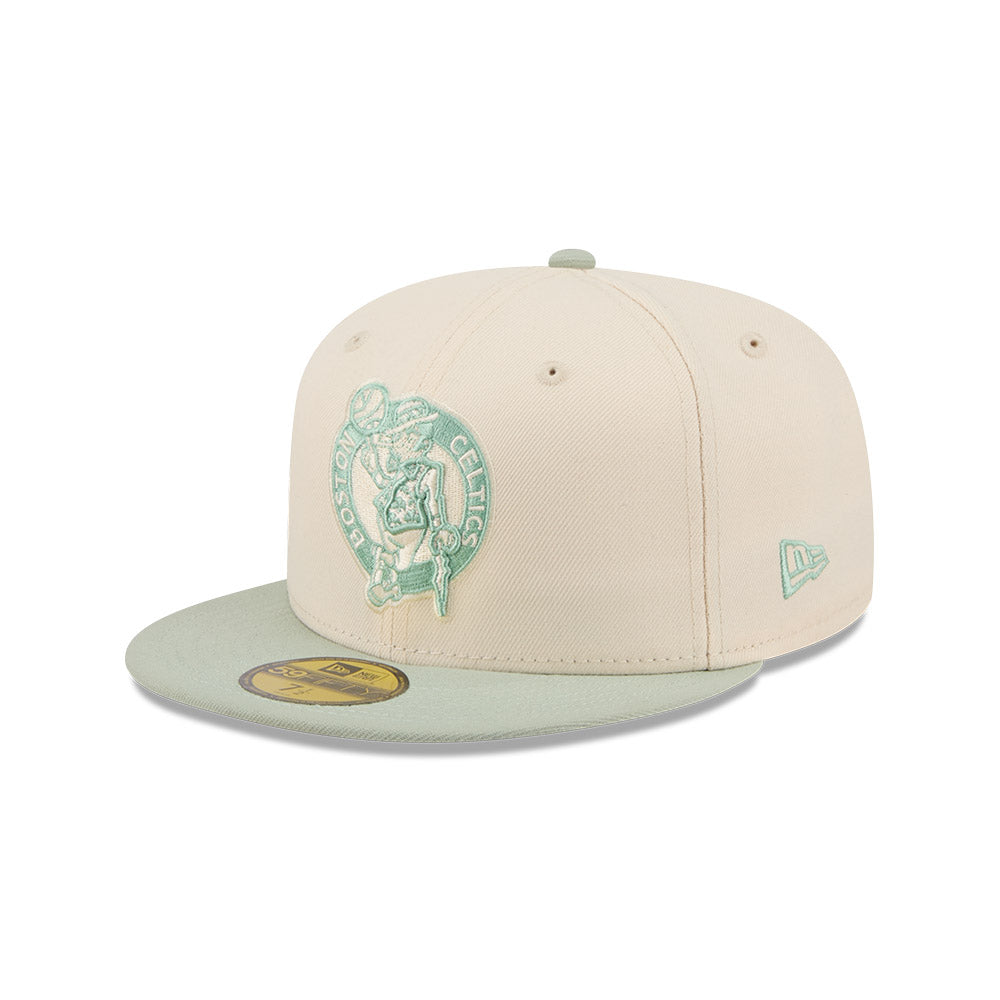 New Era Hat - Boston Celtics - Cream / Sage