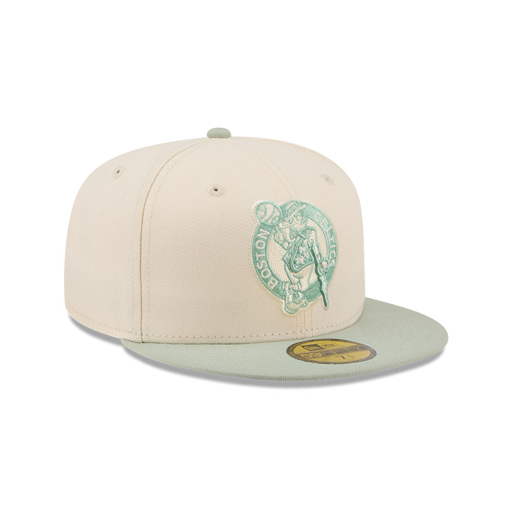 New Era Hat - Boston Celtics - Cream / Sage