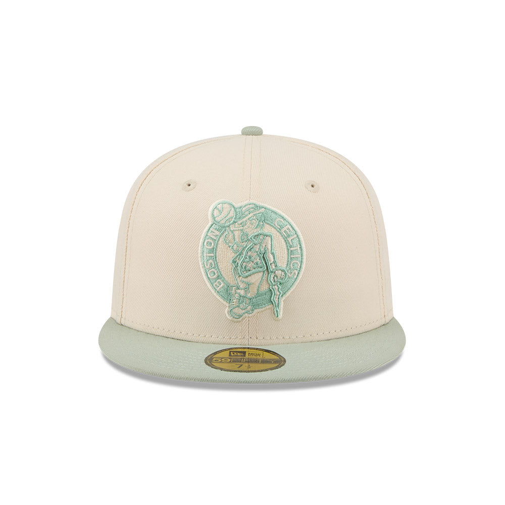 New Era Hat - Boston Celtics - Cream / Sage