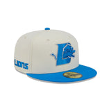 New Era Hat - Detroit Lions - Cream / Blue