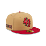 New Era Hat - San Francisco 49ers - Wheat / Red