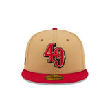 New Era Hat - San Francisco 49ers - Wheat / Red