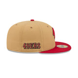 New Era Hat - San Francisco 49ers - Wheat / Red