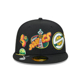 New Era Hat - Seattle Supersonics -  Patchwork
