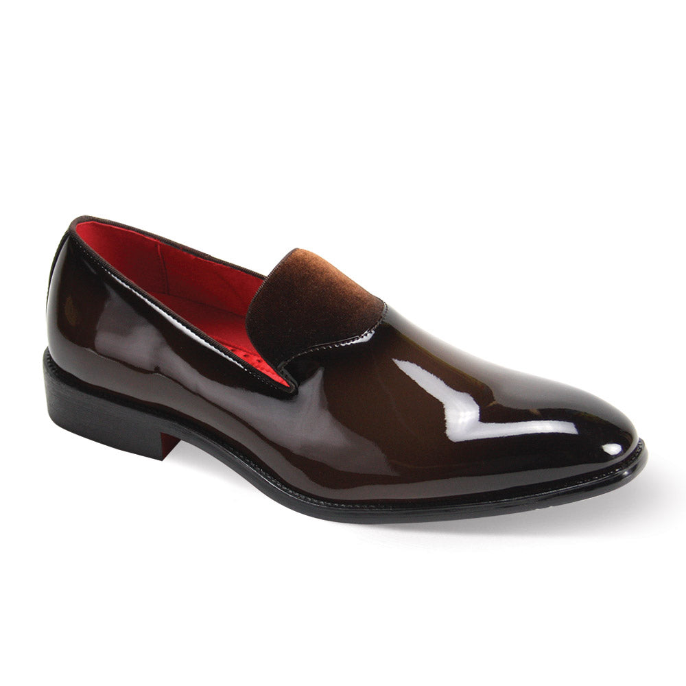 AFTER MIDNIGHT Men's Purple Patent Velvet Slip On Loafers Dress Shoes 9 AFTER MIDNIGHT Men's Purple Patent Velvet Slip On Loafers Dress Shoes 9