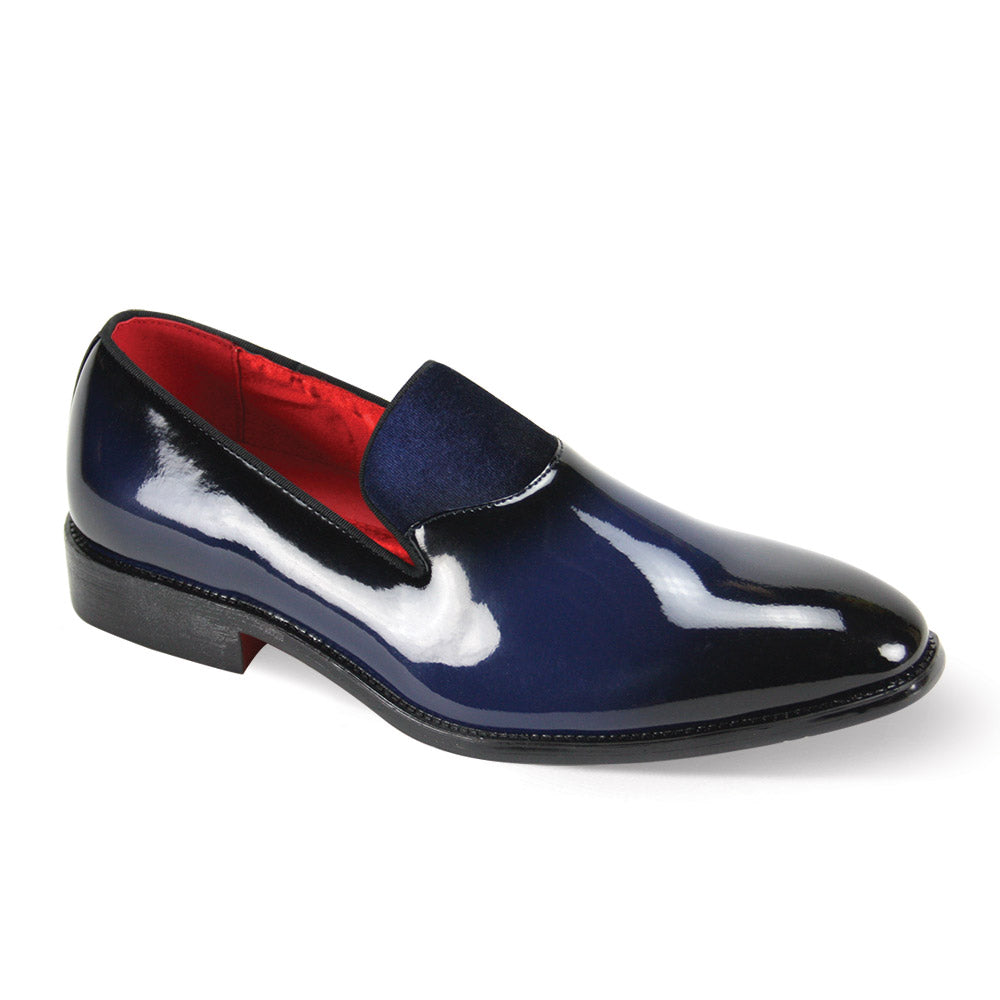 AFTER MIDNIGHT Men's Purple Patent Velvet Slip On Loafers Dress Shoes 9 AFTER MIDNIGHT Men's Purple Patent Velvet Slip On Loafers Dress Shoes 9