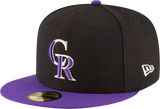 New Era Hat - Colorado Rockies - Black / Purple