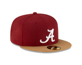 New Era Hat - Alabama Crimson Tide - Crimson / Khaki