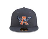 New Era Hat - Auburn Tigers - Graphite Grey