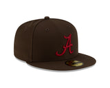 New Era Hat - Alabama Crimson Tide - Walnut Brown