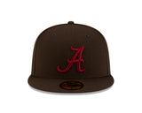 New Era Hat - Alabama Crimson Tide - Walnut Brown