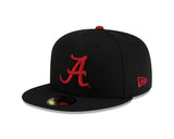 New Era Hat - Alabama Crimson Tide - Black / Crimson