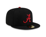 New Era Hat - Alabama Crimson Tide - Black / Crimson